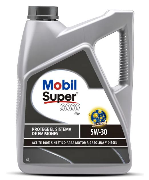 Aceite Motor Mobil Super 3000 Sintetico 4 litros